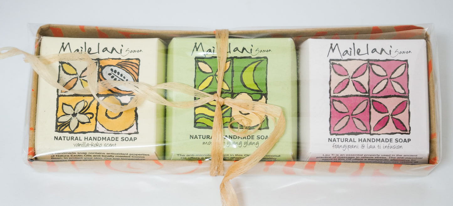 Vanilla 3 Soap Set